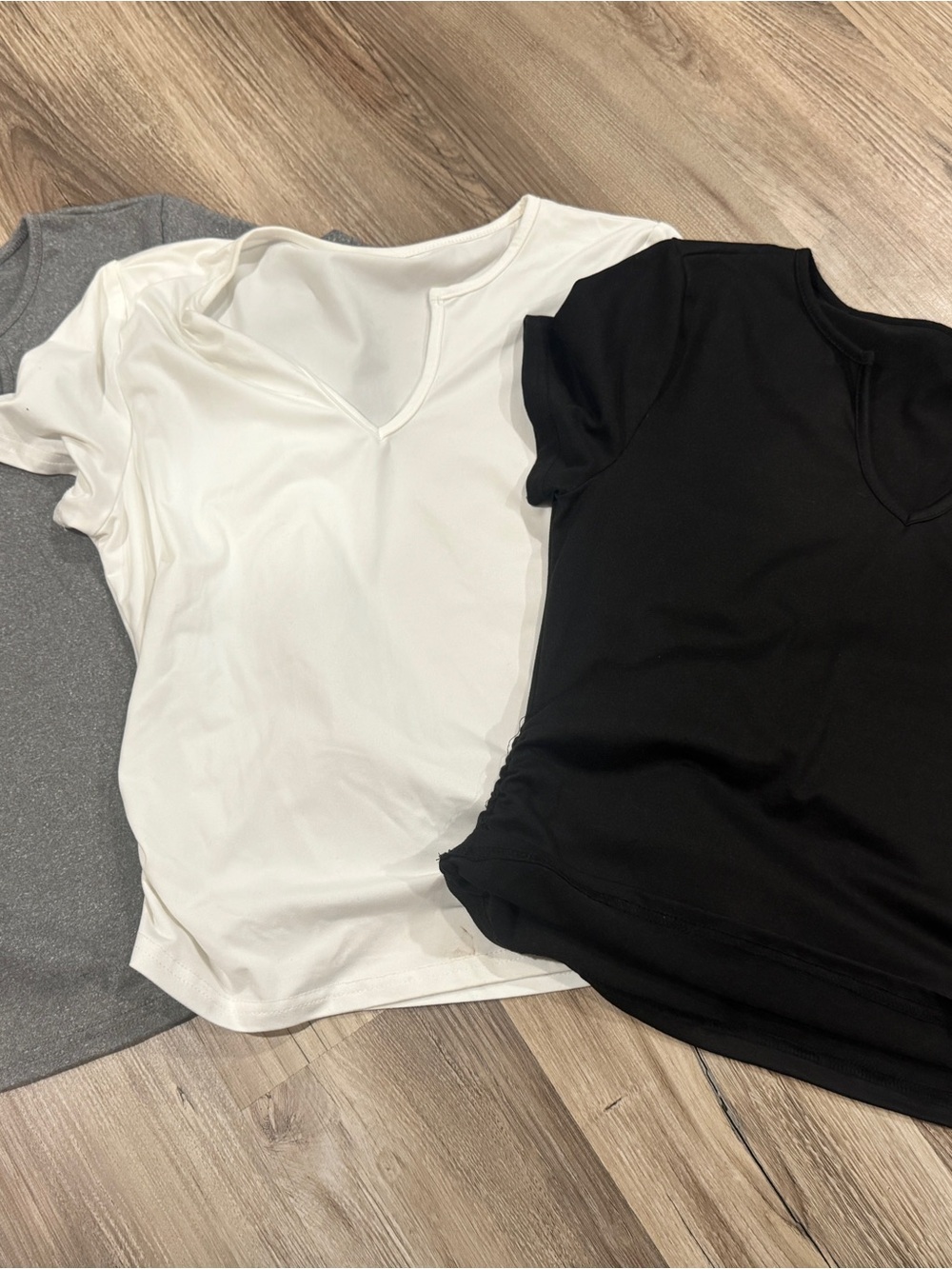 Everyday V-Neck Tank Top - White, Black, Gray
